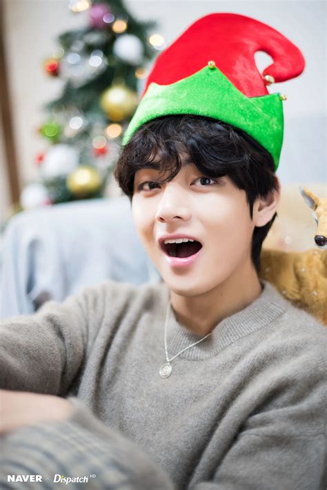 December 25 2019 Bts V Christmas Photoshoot By Naver X Dispatch Kpopping