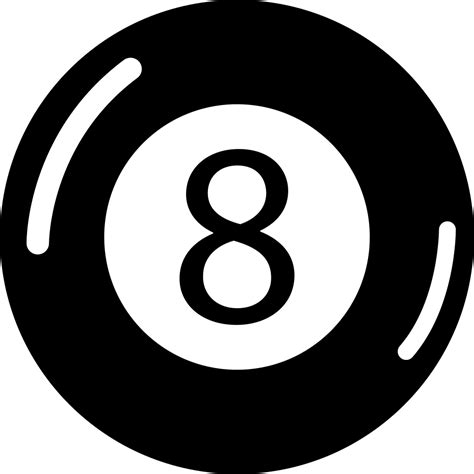 Free Eight Ball Svg