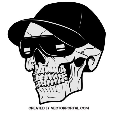 Smiling Skull With Sunglasses Royalty Free Stock Svg Vector And Clip Art
