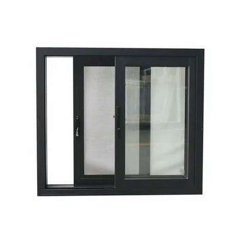 Black Aluminium Sliding Window At Rs 350square Feet Aluminium Domal