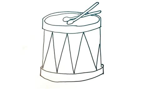 How To Draw A Drum My How To Draw