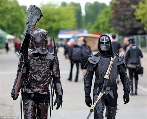 Wave Gotik Treffen Festival Sees 20 000 Gather In Germany Daily Mail