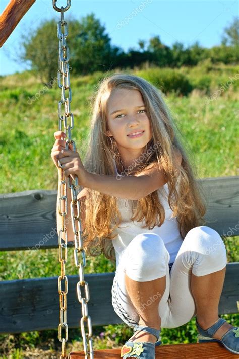 Eight Years Old Girl Stock Photo By ©roxana 4006264