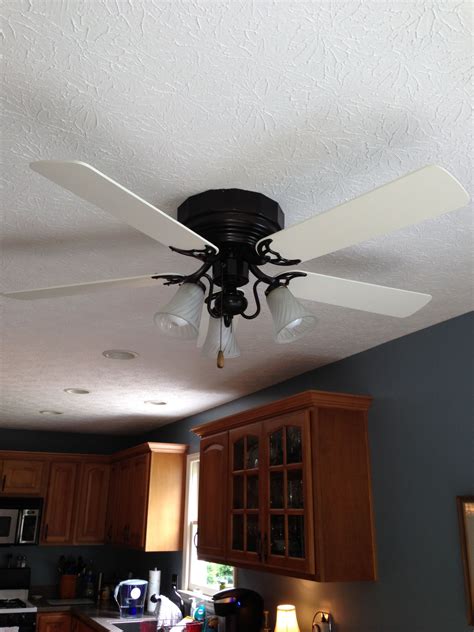 Is there a light fixture you want changed out in your house? Kitchen fan after " make over." I liked the " funky" look ...
