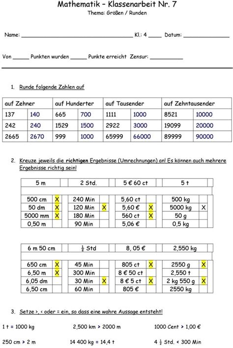 Declination die übersichtstabelle f, noun. Klassenarbeit zu Größen und Maßeinheiten | Mathematik, Maßeinheiten umrechnen