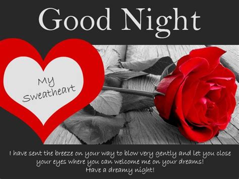 Highly Romantic Good Night Messages Andimages For Couples