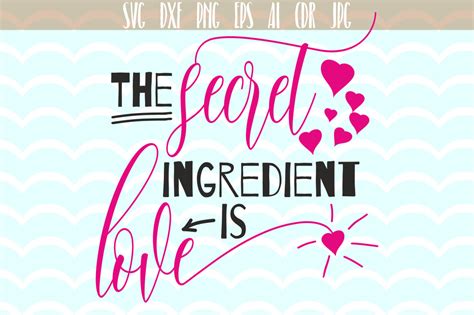 17.01.2020 · the secret ingredient is love svg. The secret ingredient is Love SVG, Love quote Svg By ...
