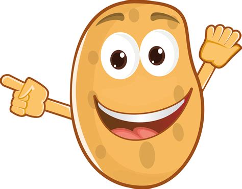 Potato Clipart Happy Potato Happy Transparent Free For Download On