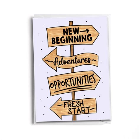 Sole Inspired New Beginning Greeting Card New Adventure