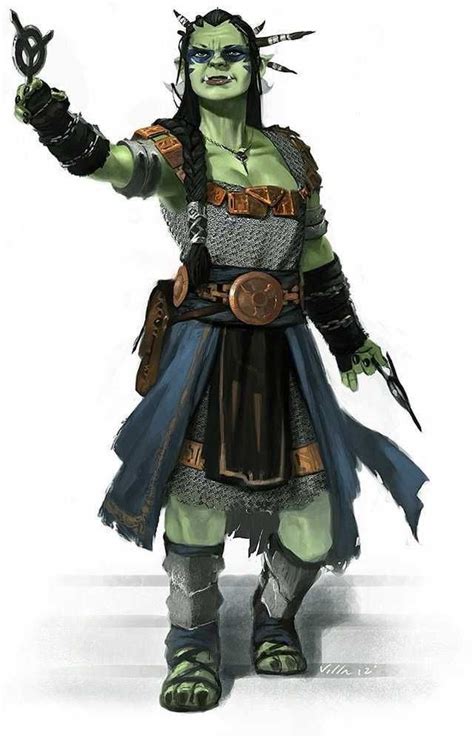 The Magic Of The Internet Half Orc Female Pathfinder Rpg Female Orc