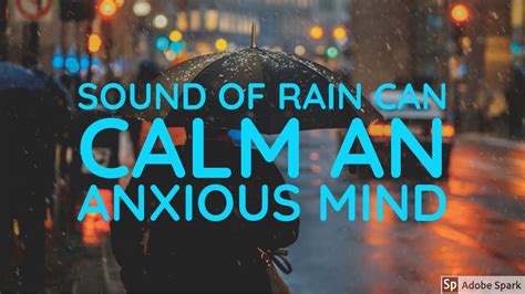 Rain Thunderstorm Sound For Relaxing Calm An Anxious Mind Sound