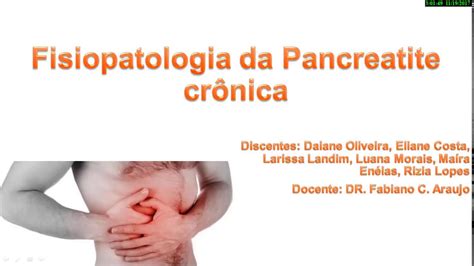 Il faut la soigner rapidement. Fisiopatologia da Pancreatite Crônica - YouTube