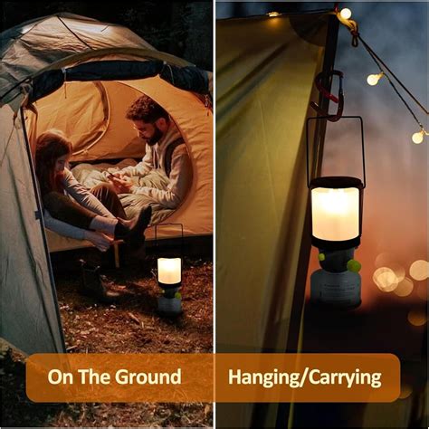 Hotdevil Camping Gas Lantern Isobutane Propane Lighting Lamp Outdoor