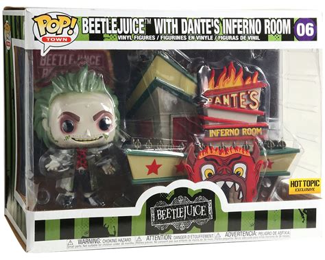 Toy review beetlejuice funko pop vinyl figures michael keaton tim burton beetlejuice funko pops unboxing and review of hot topic beetlejuice and dante's inferno room funko pop. Funko Pop! Town Beetlejuice With Dante's Inferno Room