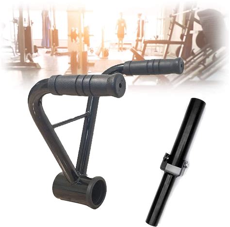 Buy Sxcdd Home Gym Equipment For Exercise Black Barbell Platform With Handle Angled T Bar Row