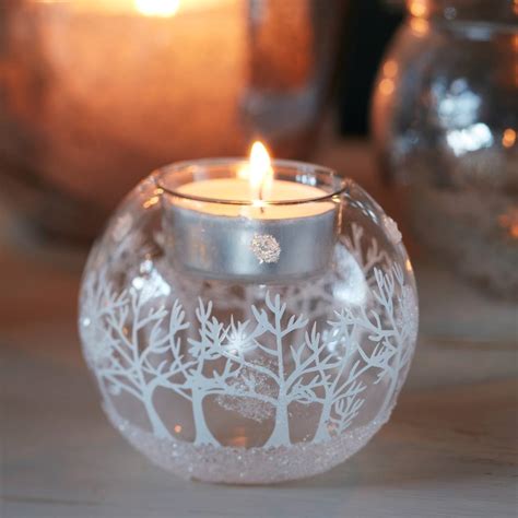 Forest Christmas Tea Light Holder By The Christmas Home