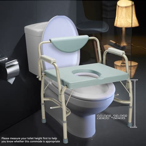 Folding commode chair this commode chair is lightweight and is ideal for a small bedroom, as it is foldable. Lot Detail - NOVA Heavy Duty Bedside Commode Chair with ...