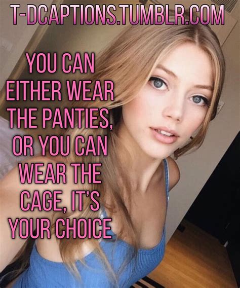 Wear Panties Or Chastity Pantycummies