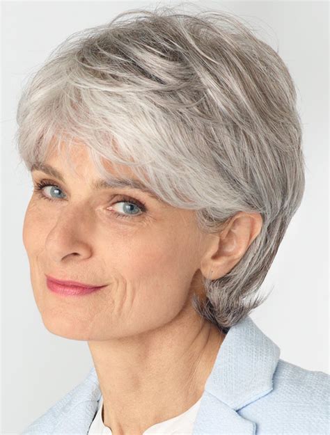 Human Hair Wigs Grey Wigs Short Wigs Designed Lace Front Short Grey Wigs
