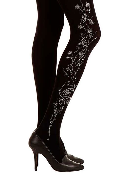 The 15 Best Sheer Black Tights That Wont Rip In 2023 Black Tights Floral Tights Sheer Black
