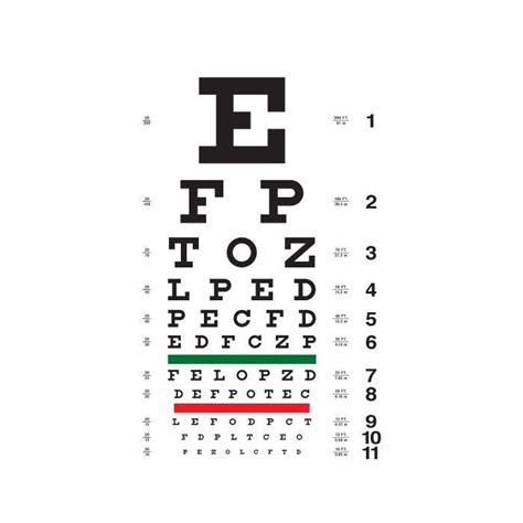 Free Printable Snellen Eye Chart