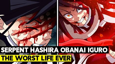 THE MONSTER HASHIRA! Obanai Iguro Backstory and Powers! - Demon Slayer