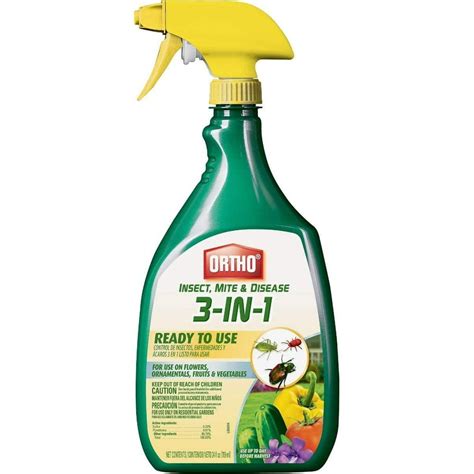 Ortho 3 In 1 Liquid Insect Disease And Mite Control 24 Oz