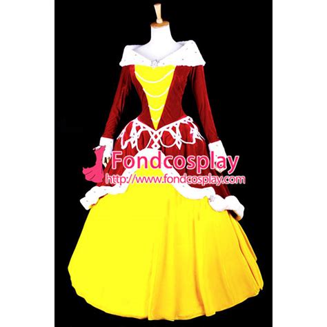 Us 15800 Grimms Fairy Tales Belle Princess Dress Cosplay Christmas