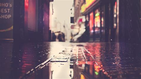 Street Rain Puddle Wallpapers Hd Desktop And Mobile Backgrounds