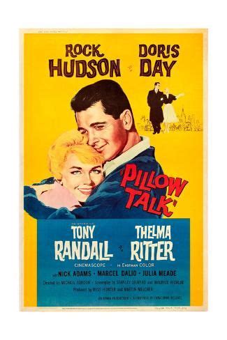 Size 24x16in Pillow Talk Doris Day Rock Hudson 1959Choose From Our