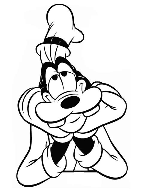 Goofy Coloring Pages Download And Print Goofy Coloring Pages