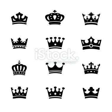 Download Crown collection isolated on white background. Vector ...