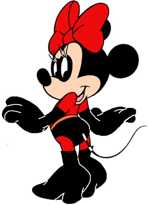 Minnie Mouse As Elastigirl V2 By Hakunamatata15 On Deviantart Disney Female Characters