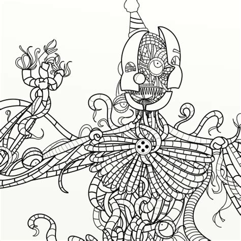 Ennard Coloring Page Full Body Coloring Home