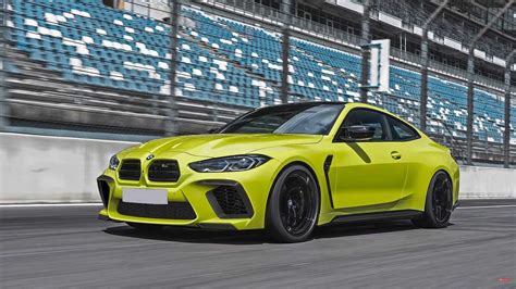 Its hood has been redesigned to match the new 4 series cars, as have the headlights and the car's flanks. 2021 BMW M4 Front Quarter Redesign - 5244171