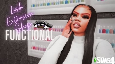 Functional Lash Shop Mod 💜 The Sims 4 Mod Review💅🏽 Youtube