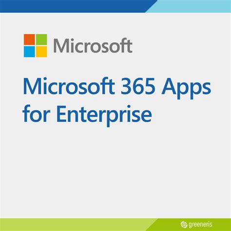 Microsoft 365 Apps For Enterprise One Greeneris