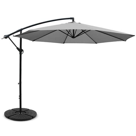 3m Umbrella With 48x48cm Base Outdoor Umbrellas Cantilever Sun Beach