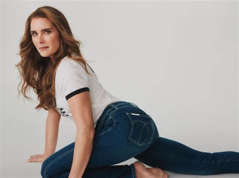 Brooke Shields 56 Goes Topless And Poses In Nothing But Jeans For