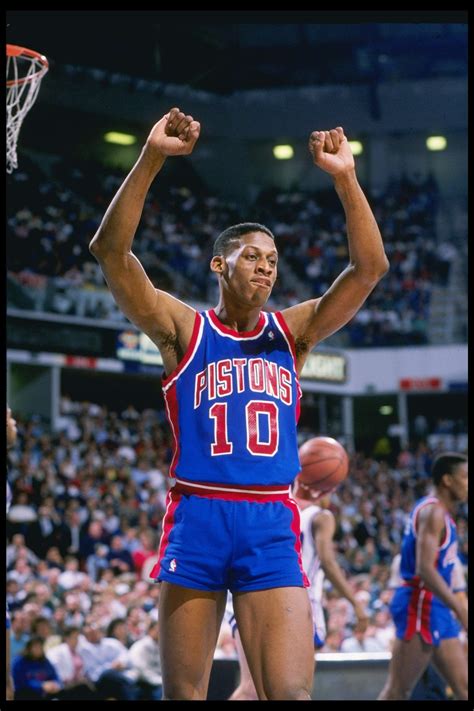 Dennis Rodman Detroit Pistons Dennis Rodman Sports Basketball