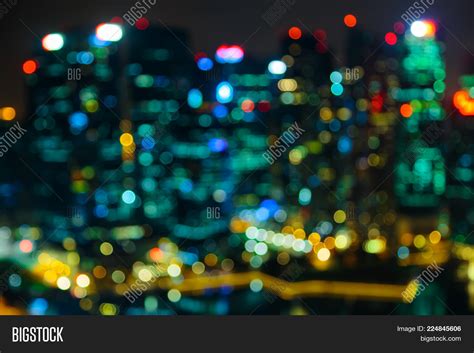 City Lights Bokeh Blur Image And Photo Free Trial Bigstock