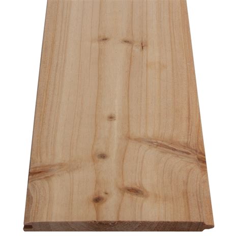 Evertrue 35 In X 8 Ft Cedar Wall Plank At
