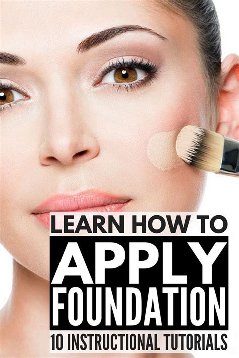 Cleanse your face, moisturise and apply primer later on. 5 tutorials to teach you how to apply foundation like a ...