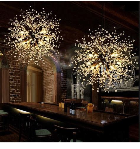 Dandelion Fireworks Modern Pendant Ceiling Lamps Loft For The Kitchen Led Pendant Lights