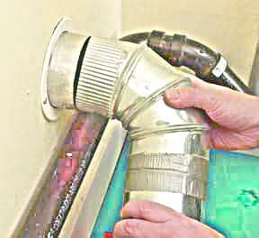 Goose neck vent in black can be used to cover exhaust pipes extending through your roof or for attic ventilation. How to Install a Clothes Dryer