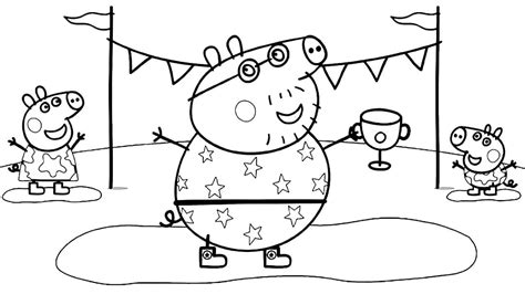 Celebrate kids' birthday party along with peppa pig birthday party kits! Peppa Pig Birthday Party Coloring Pages - BubaKids.com