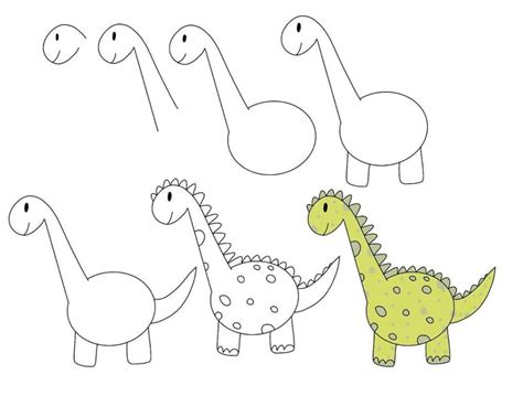 Top 112 Cómo Dibujar Dinosaurios Para Niños Ginformatemx