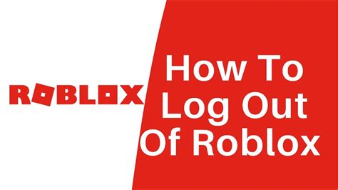 How To Logout Of Roblox Account Pc Youtube