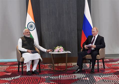 Pm Meets President Of Russian Federation In Samarkand Uzbekistan Prime Minister Of India