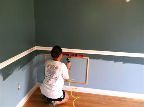 Above the floor but can be installed anywhere from 30 in. The Room Stylist: DIY Project: Wainscoting & Chair rail